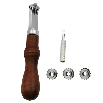 Adjustable Marking Wheel Spacing Tool Set for Precise Leather Craft 36mm - Image 1 of 4