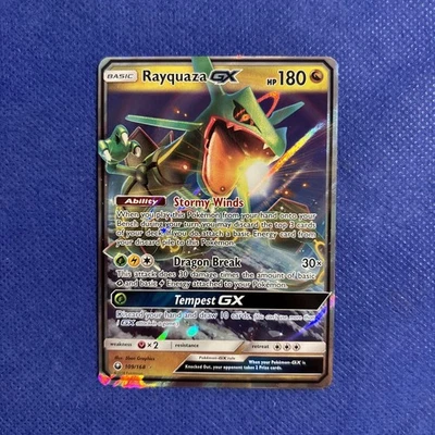 Pokémon Rayquaza GX 109/168 Holo Ultra Rare Card Celestial Storm - NM/Mint - Image 1 of 4