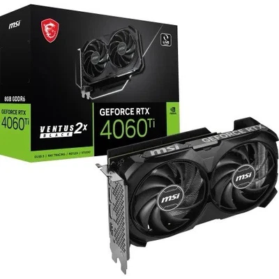 Rtx 4060: MSI VENTUS 2X BLACK OC GeForce RTX 4060 8 GB - Image 1 of 2