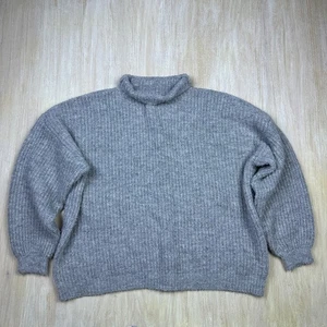 Suéter Pullover Informal de Gran Tamaño Acogedor Tejido Cuello Alto Gris Diseño ASOS 12 - Imagen 1 de 16