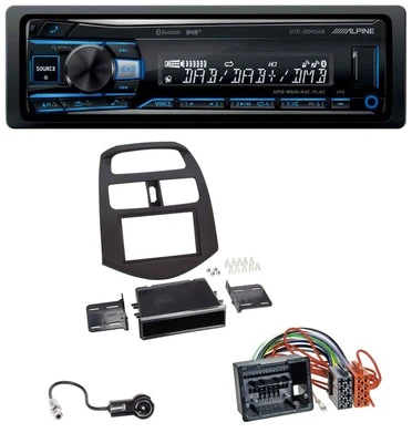 Alpine USB Bluetooth DAB MP3 Autoradio für Chevrolet Spark (ab 2013) - Bild 1 von 4