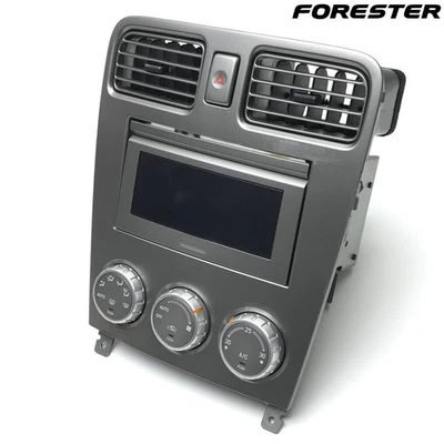 JDM SUBARU Forester SG5 SG9 OEM Audio Panel A/C Vent 2DIN Box Used - Image 1 of 4