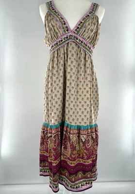 Vintage Mixit Dress Women 16 Y2K Babydoll Boho Cottagecore Indie Flowers Hippie - Image 1 of 4