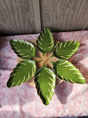 Encore Promotions 10 Inch Long Appetizer Plates 6 Pieces - Image 1 of 4