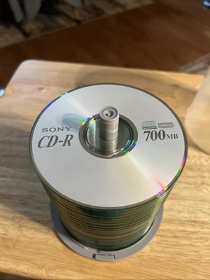 New Sony CD-R High Speed Recordable Disc 700 MB 1X-48X 80 Min - 91 discs - Image 1 of 2