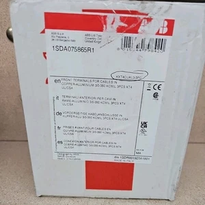 NUOVO ABB KXT4CUAL3-3PC 1SDA075865R1 XT4 opzione di terminazione - Foto 1 di 2