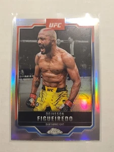 2025 Topps Chrome UFC Deiveson Figueiredo #186 Refractor - Picture 1 of 2