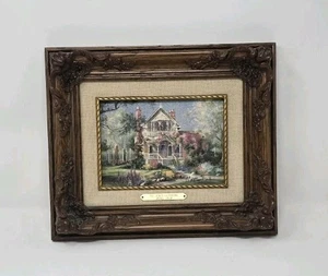 Vintage Marty Bell "The Jones Victorian" Limited Edition Leinwand Transfer gerahmt - Bild 1 von 7