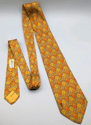 Leonardo Italian All Silk Tie Ohrbach's Men's Shop (stain) - Image 1 of 4