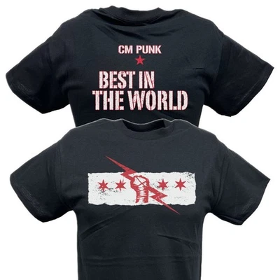 CM Punk Best In the World Mens Black Version T-shirt - Image 1 of 4