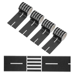 66ft Car Track Tape Traffic Washi Tape Style 6, Black - Picture 1 of 5