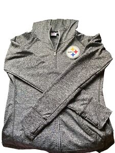 Pittsburgh Steelers Hooded Jacket Women’s Medium M Polyester Spandex GIII NFL