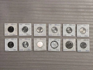 12 - Mexico 1 Peso Coin General Morelos KM#496 1984, 1985, 1986 1987 - Picture 1 of 8