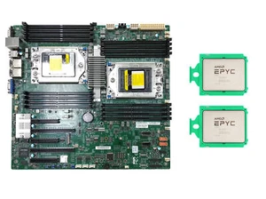 Supermicro H11DSI (Not H11DSI-NT) Motherboard + 2x AMD EPYC 7302 CPU 3.0 GHz - Picture 1 of 1