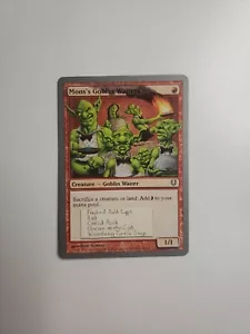Mon's Goblin Waiters MTG Red Creature Card Magic the Gathering Card - Picture 1 of 4