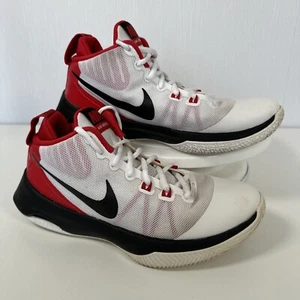 Nike Air Versatile White University Rot Schwarz Basketball Turnschuhe Herren UK 6 - Bild 1 von 14