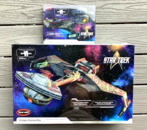 POLAR LIGHTS 1/350 STAR TREK VI KLINGON KRONOS ONE MODEL KIT W/ LIGHTING KIT F/S - Picture 1 of 24