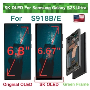 Small Display OLED LCD Touch Screen Replace For Samsung Galaxy S23 Ultra S918B/E - Picture 1 of 8
