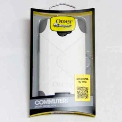 OtterBox Commuter Rugged White Dual-Layer Hybrid Case Cover for HTC Droid DNA - Image 1 of 4