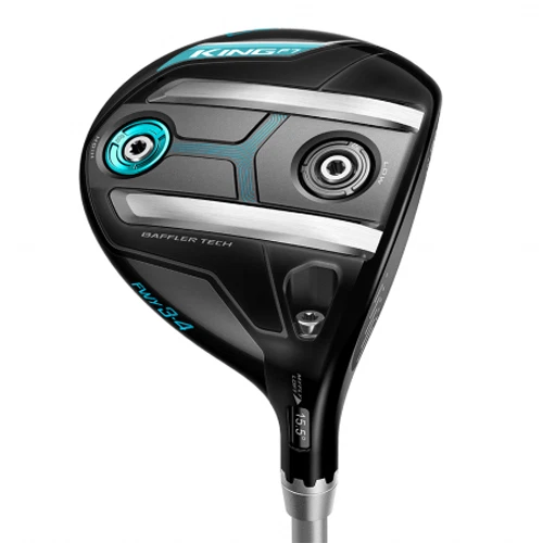 Cobra Golf Womens F7 Fairway Wood - 2pc. Set - Black/Teal - Ladies Flex - NEW - Image 1 of 4