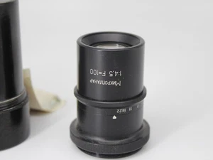 LOMO Microplanar Objective f = 100 Microphotography Macrophotgraphy Lens #TG8 - Picture 1 of 3