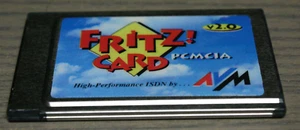 AVM Fritz! Card V2.0 PCMCIA High Performance ISDN - Bild 1 von 3