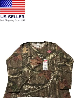 Mossy Oak Women Break-Up Infinity Long Sleeve Camo Shirt Size 2XL new - Image 1 of 4