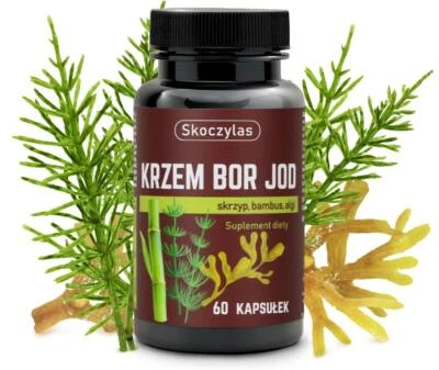 PURELAB MAREK SKOCZYLAS Skoczylas Silizium, Bor, Jod, Schachtelhalm, Bambus, Algen, 60 Kapseln