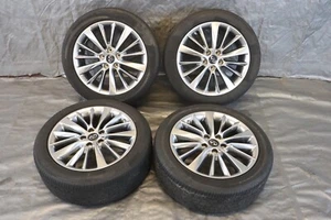 18-22 INFINITI Q50 SEDAN LUX 3.0T OEM WHEEL & TIRES 18X7.5 +45 *CURB RASH* - Picture 1 of 8
