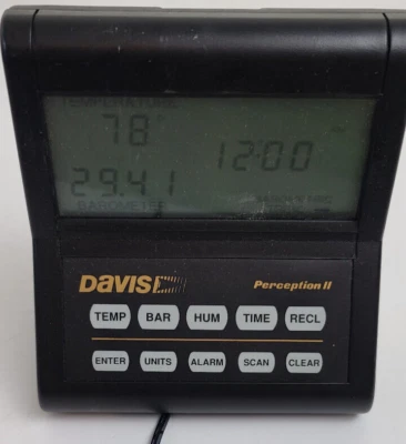 Davis Perception II 7400 Weather Station, Temp, Barometric pressure, Humid - Image 1 of 4