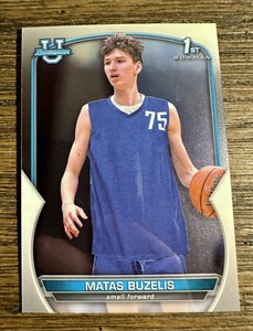 2023 Bowman University #84 Matas Buzelis 1st Bowman Invest RC