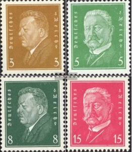 Deutsches Reich 410-412,414 gestempelt 1928 Reichspräsidenten - Picture 1 of 1