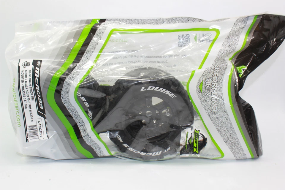 LOUISE LOUT 3327 BH MFT ST 3.8 Mcross 1:8 auf Offset Felge Monster Truck  E-Revo - Bild 1 von 4