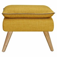 NEW 6ixty Luxe Ottoman, Yellow
