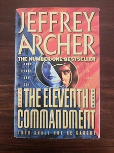 The Eleventh Commandment Jeffrey Archer Large Hardcover Book SIGNED BY AUTHOR - Picture 1 of 8