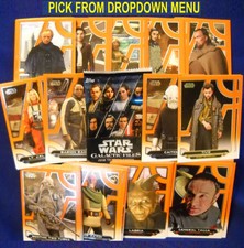 2018 Topps Star Wars Galactic Files Orange Parallel Cards U-Pick-1