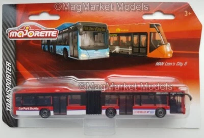 MAJORETTE · MAN LION'S CITY C BUS · CAR PARK SHUTTLE · 1:76 · BRAND NEW & SEALED - Image 1 of 3