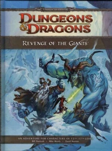 4e Revenge of the Giants AD&D 4th Edition Dungeons Dragons - Imagen 1 de 3