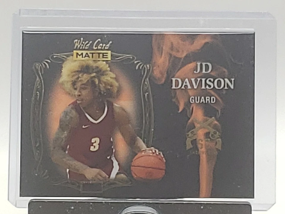 2022 Wild Card Matte Smoking Guns JD Davison #SG-12 Boston Celtics - Image 1 of 3