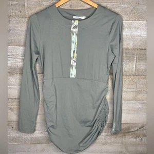 Carver Designs Damen Large Elasthan Knopfleiste Surf Shirt Sonnenhemd Large - Bild 1 von 5