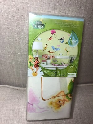 Nuevas calcomanías de pared pelar y pegar hadas de Disney - 30 brillantes autoadhesivos  Foto 1 de 4