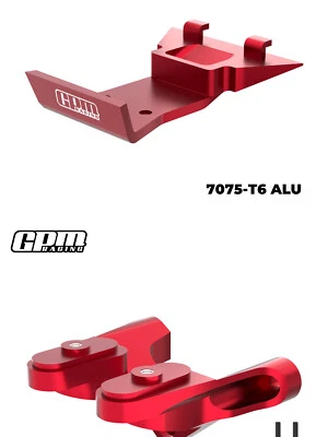 Aluminio GPM. Protector de parachoques delantero + soporte trasero para LOSI 1/24 Micro-B 1/28 Micro-T 2S Foto 1 de 4