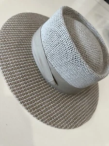Walter Hagan Golf NWOT Woven Hat Panama Brimmed Comfort Elastic One Size - Picture 1 of 11