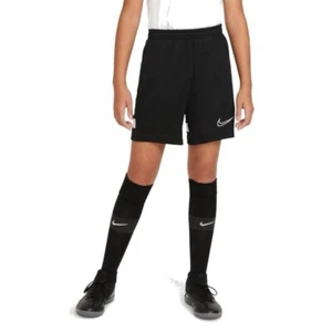Pantaloncini sportivi Nike Dri-FIT Academy calcio corti neri bianchi taglia M-XL bambini nuovi - Foto 1 di 3