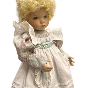 Vintage Dianna Effner Porzellan Puppe Mary Mary ganz im Gegensatz Mutter Gans 1990 - Bild 1 von 10