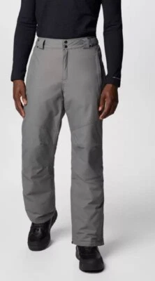 Pantalones de esquí Columbia Bugaboo V snowboard gris aislados para hombre XL $120 Foto 1 de 4