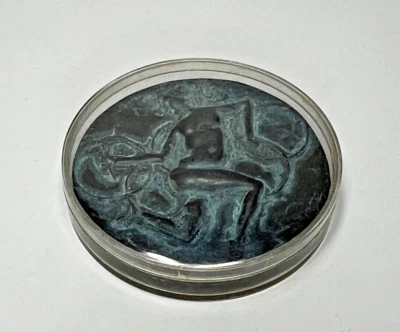 1960年意大利罗马奥运会参与奖章希腊青铜伯托尼米兰盒 — 第 1/4 张图片