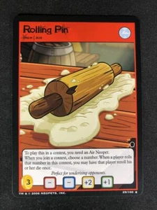 Neopets TCG Rolling Pin 29/100 Haunted Woods Item Non Holo Rare - Bild 1 von 2
