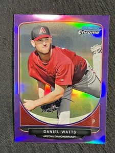 2013 Bowman Chrome Purple Refractor /199 Daniel Watts Diamondbacks BCP111