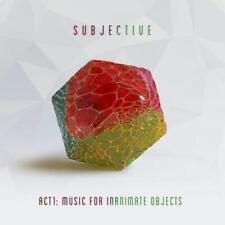 Subjective Act 1: Music for Inanimate Objects (CD) Album (UK IMPORT)